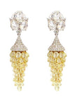Briolette Diamonds 18K Gold Earrings