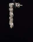 1.6 Carat Rose Cut Tulip 18K Gold Drops Earring - 2 Pieces
