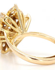 1.40 Carat Round Diamond Ring in 18K Gold, Size 6.5