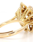 1.40 Carat Round Diamond Ring in 18K Gold, Size 6.5