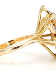 1.40 Carat Round Diamond Ring in 18K Gold, Size 6.5