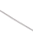 6.50 Carat Rose Cut and Round Brilliant Cut Diamond Tennis Halo Bracelet