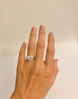 GIA Certified 1.63 Carat Heart Shaped Diamond 18K Gold Ring, Size 5.5