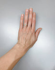 1.2 Carat Oval Diamond Halo Rose Gold Ring, Size 6
