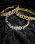 6.72 Carat Rose Cut Diamond 18K Gold Bracelet - The Serena Gold