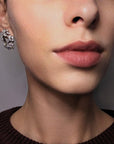 5.00 Carat Old European Cut Diamond Drop Earring
