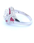 2.01 L VS2 Old European Cut Diamond Ring