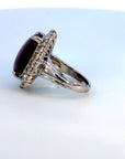 1.58 Carat Diamonds Star 23.59 Carat Ruby Ring