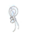 2.25 Carat Diamond Bow Pin