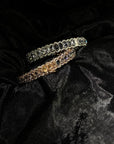 6.72 Carat Rose Cut Diamond 18K Gold Bracelet - The Serena Gold
