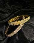 6.72 Carat Rose Cut Diamond 18K Gold Bracelet - The Serena Gold