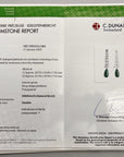26 Carat Natural Certified Zambian Emerald Earrings