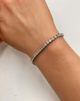 Diamond Tennis 18K Gold Bracelet