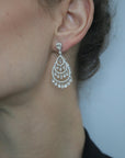 Briolette Drop Diamond Earrings
