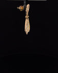 5.25 Carat Diamond Heart and Drop Earrings in 18K Rose Gold - 2 Pieces