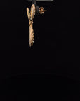 5.25 Carat Diamond Heart and Drop Earrings in 18K Rose Gold - 2 Pieces