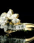 1.25 Carat Diamond 18K Gold Ring, Size 8.5