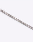 16.50 Carat Serpent Diamond Bracelet 18K White Gold