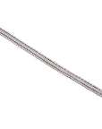 16.50 Carat Serpent Diamond Bracelet 18K White Gold