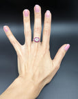 1.8 Carat Diamond French Art Deco Ring, Size 6.5