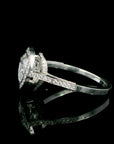 GIA Certified 1.63 Carat Heart Shaped Diamond 18K Gold Ring, Size 5.5