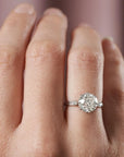 2.54 Carat Solitaire Diamond Platinum Ring, Size 4.5