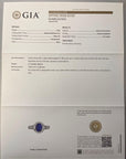 1.88 Carat Blue Sapphire Platinum Ring, Size 6.5