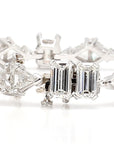 20 Carat Multi Shaped Diamond 18K Gold Bracelet