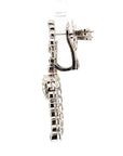 2.61 Carat Art Deco Diamond Earring