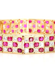 9.27 Natural Burmese Rubies and 9.11 Diamond Bracelet