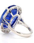 Blue Sapphire Diamond Ring
