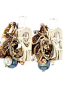 Multicolored Pearl Austrian Art Deco Pearl Earing