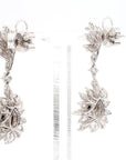 5.7 Carat Fancy Pinkish Brown Diamond Earrings in 18K Gold - 2 Pieces