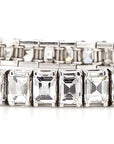 21.65 Carat Diamond and Platinum Bracelet