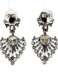 2.61 Carat Art Deco Diamond Earring