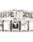 21.65 Carat Diamond and Platinum Bracelet