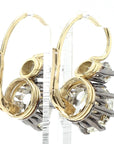 GIA Certified 6.02 Carat Diamond Art Deco Style Earrings