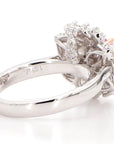 GIA Certified 1.03 Carat Light Pink Diamond 18K Gold Ring, Size 6.5