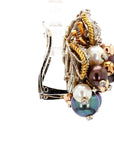 Multicolored Pearl Austrian Art Deco Pearl Earing