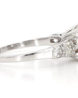 Art Deco 2.3 Carat Old Euro Diamond and Platinum Ring, Size 7