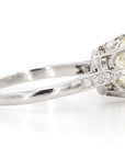 2.54 Carat Solitaire Diamond Platinum Ring, Size 4.5
