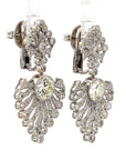 2.61 Carat Art Deco Diamond Earring