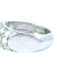 7.29 Carat Rose Cut Cluster Ring 18K Gold, Size 6.5