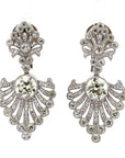 2.61 Carat Art Deco Diamond Earring