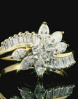 1.25 Carat Diamond 18K Gold Ring, Size 8.5