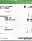 Emerald Diamond Earrings