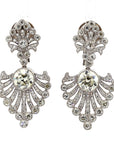 2.61 Carat Art Deco Diamond Earring