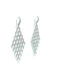 1.78 Carat Rose Cut Diamond 3.43 Carat Round Diamond Christmas Tree Earrings