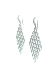 1.78 Carat Rose Cut Diamond 3.43 Carat Round Diamond Christmas Tree Earrings