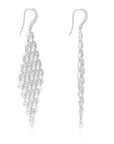 12.67 Carat Diamond Briolette Drop Earring 18K Gold